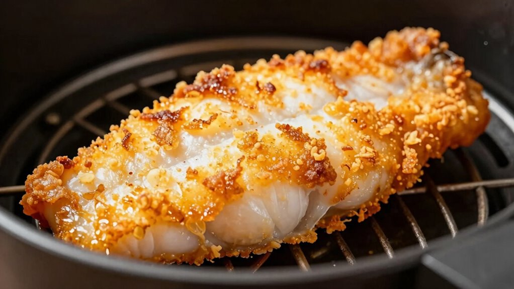 achieve crispy evenly cooked fillets