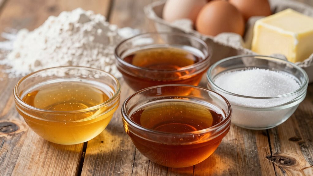 adjusting sweeteners for baking