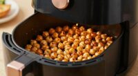 air fried crispy chickpeas