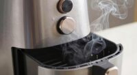 air fryer smoke causes