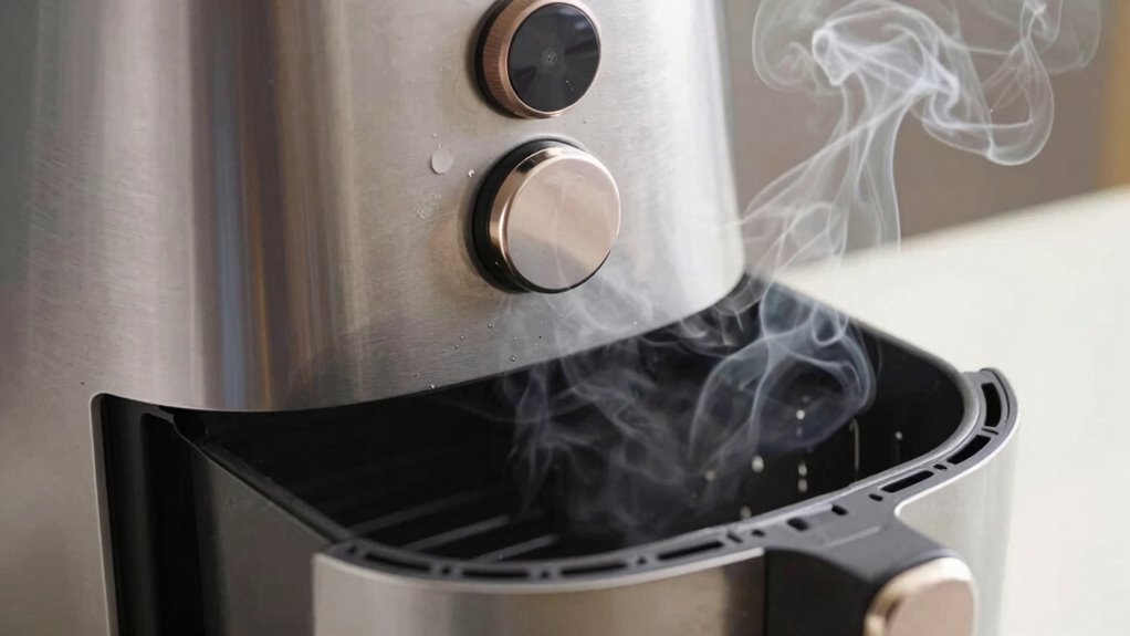 air fryer smoke causes