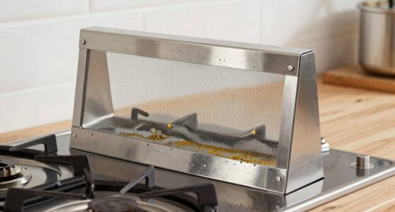 avoid grease splatter shields