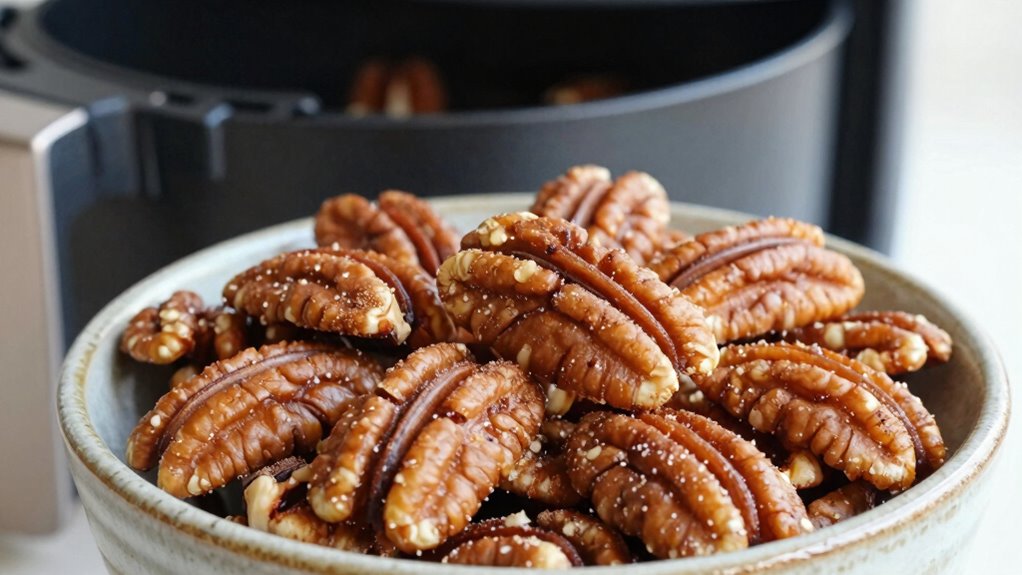 balanced coating for crispy pecans