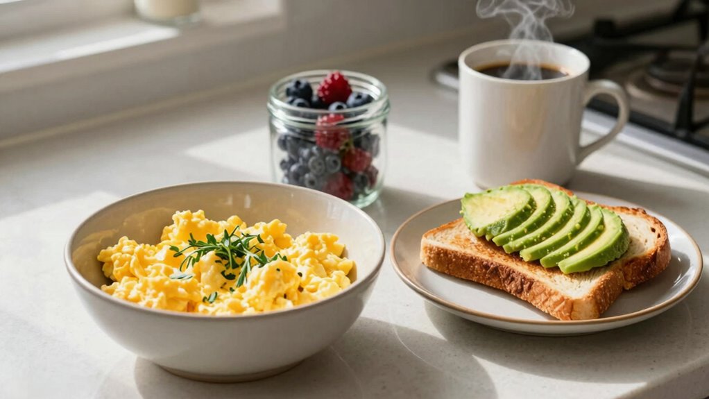 balanced weekly breakfast routine