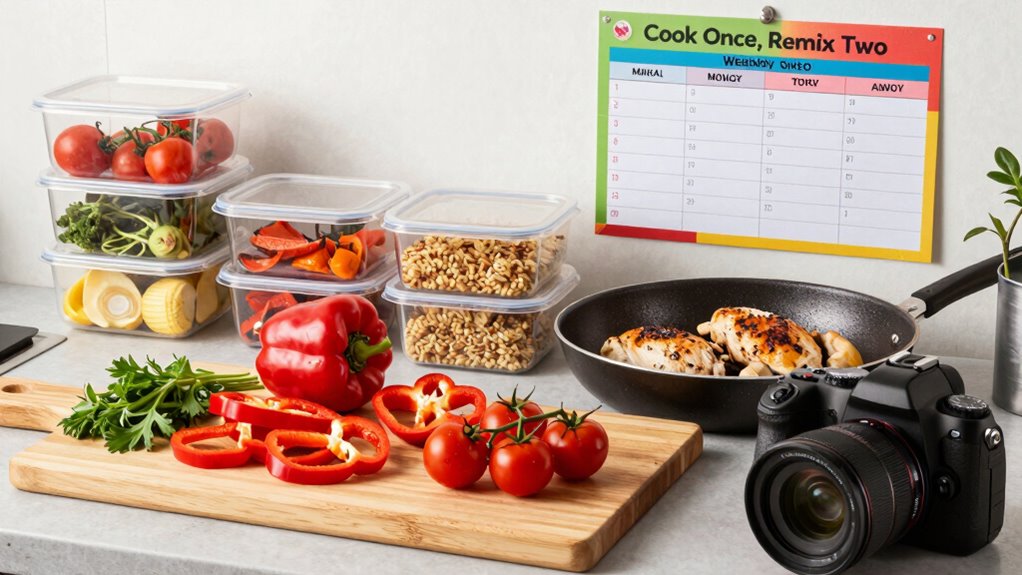 batch cook for variety