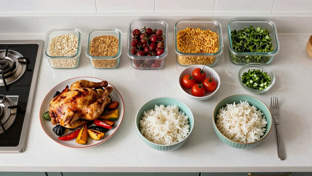 batch cooking for variety