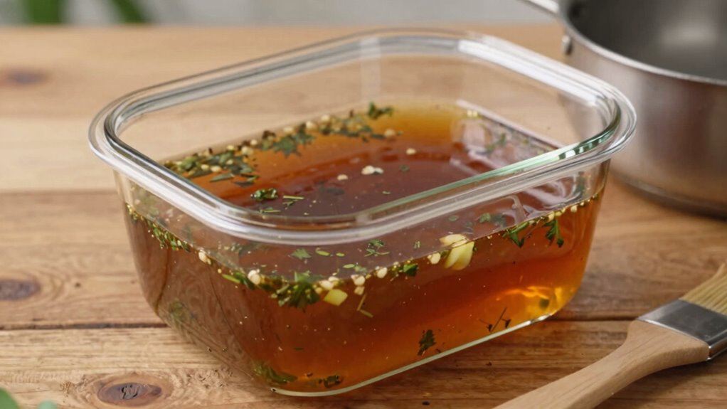 boil marinade thoroughly before reuse