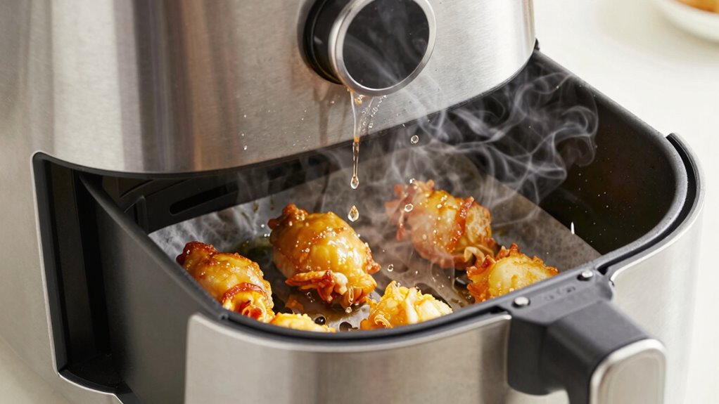 catch grease reduce smoke