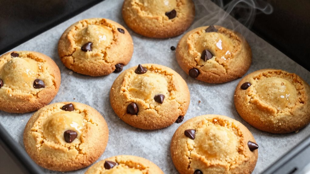 check cookies for doneness