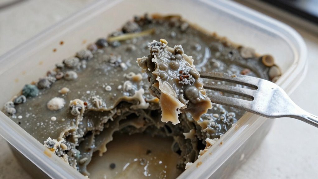 check for sour odors