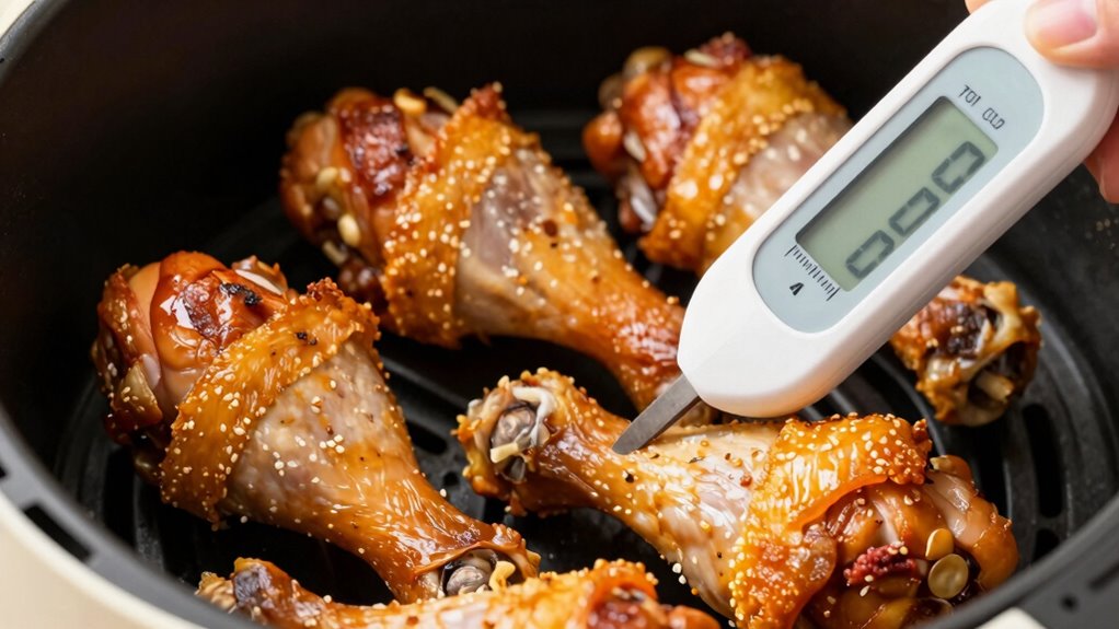 check internal chicken temperature