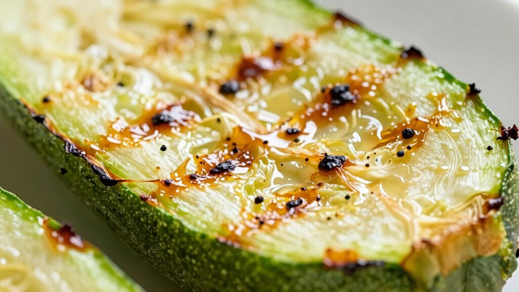 chemical changes in over browned vegetables