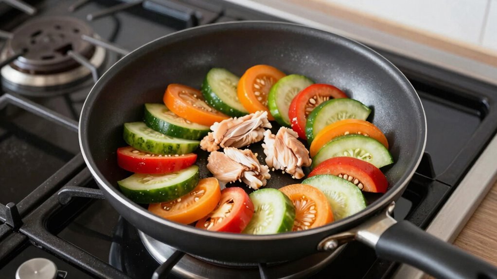 choose heavy cookware evenly