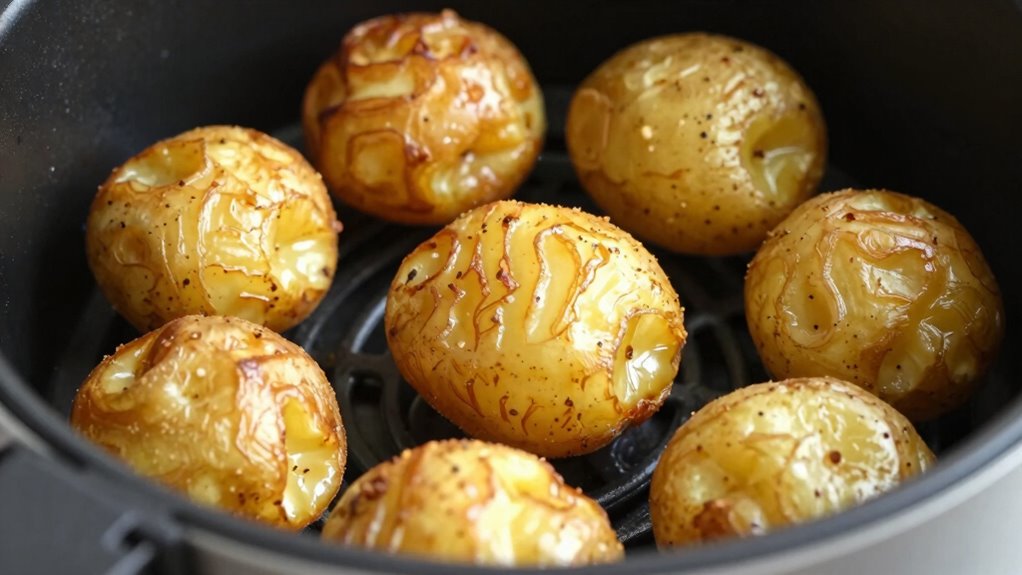 choose starchy firm potatoes