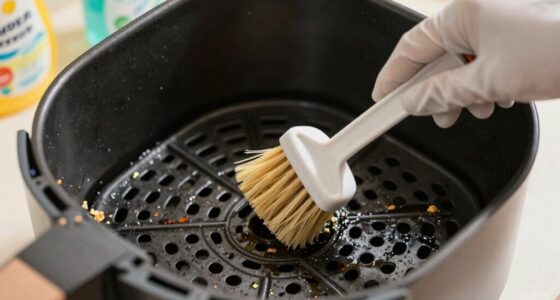 clean basket to remove odors