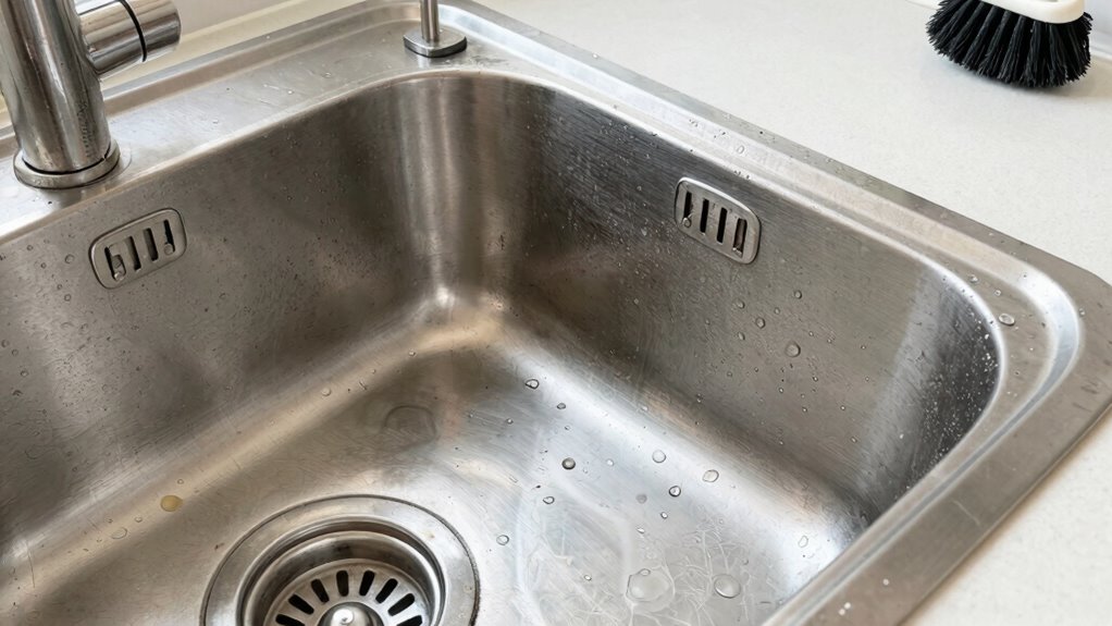 clean drains with baking soda