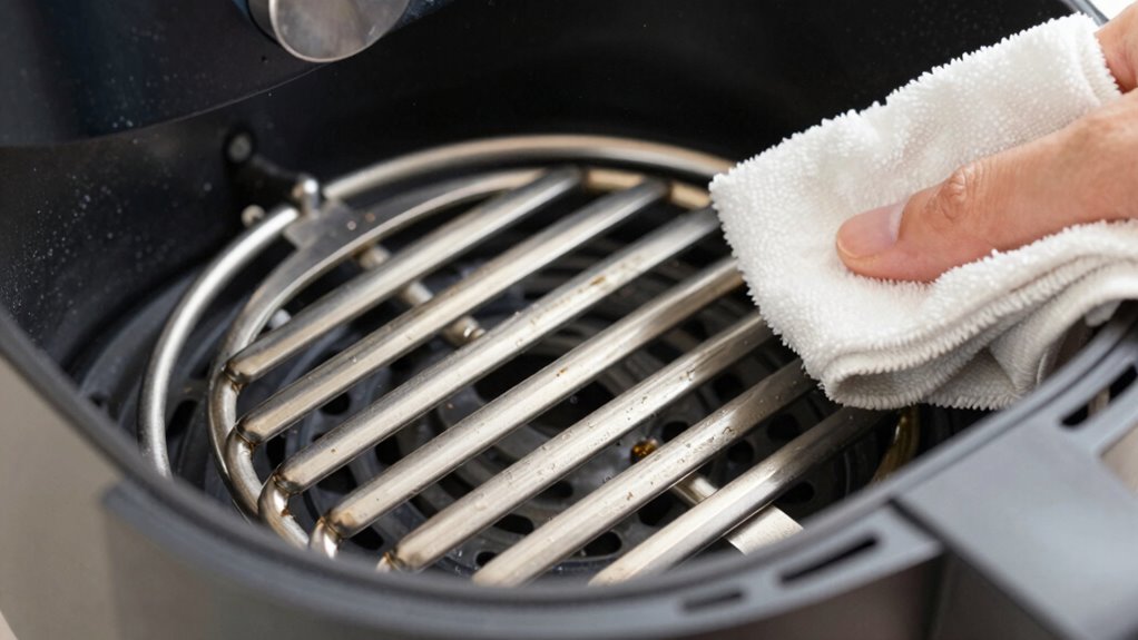 clean heating element regularly