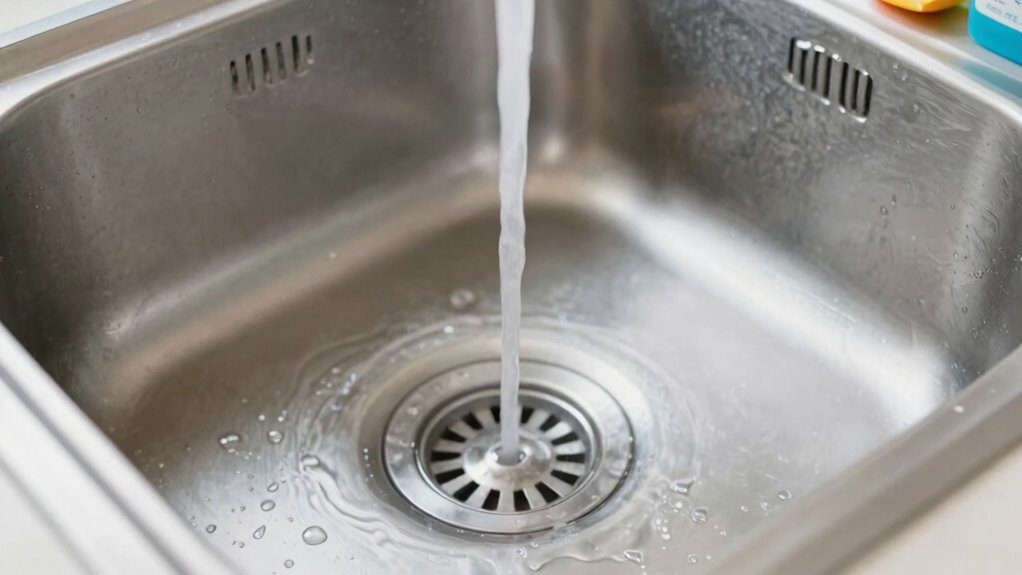 clear sink odor buildup