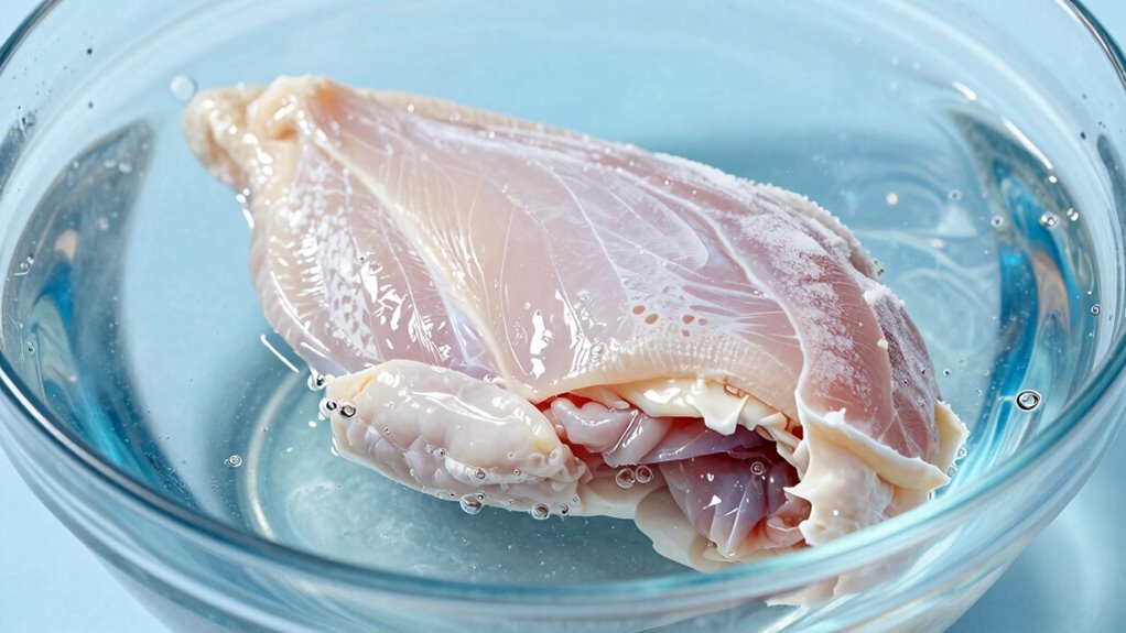 cold water thawing process