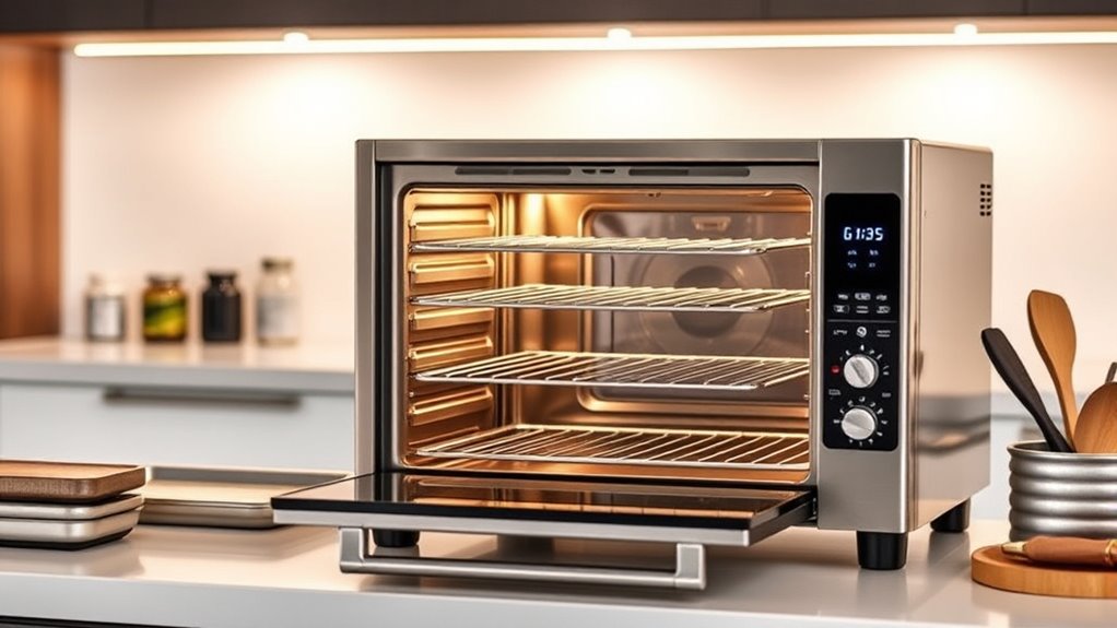 convection oven rack flexibility