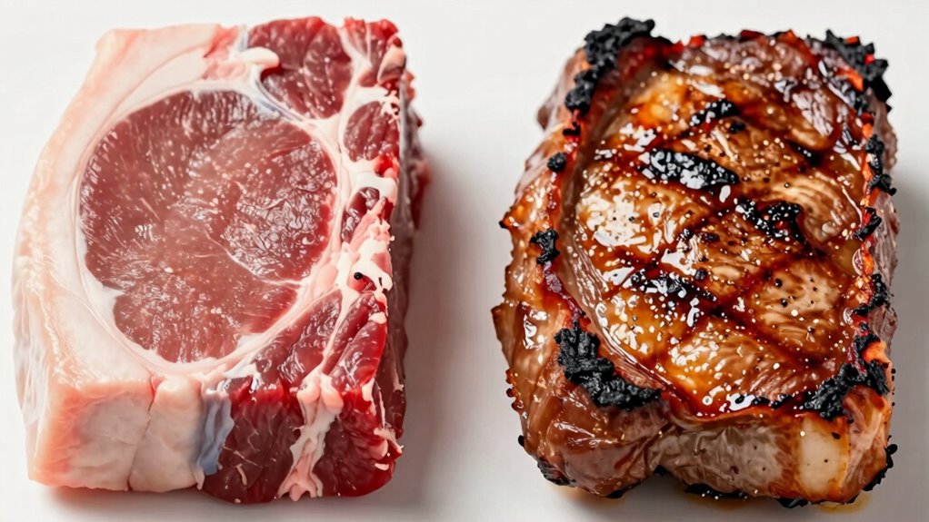 cooking method influences meat shrinkage