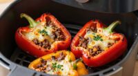 cooking tender stuffed peppers
