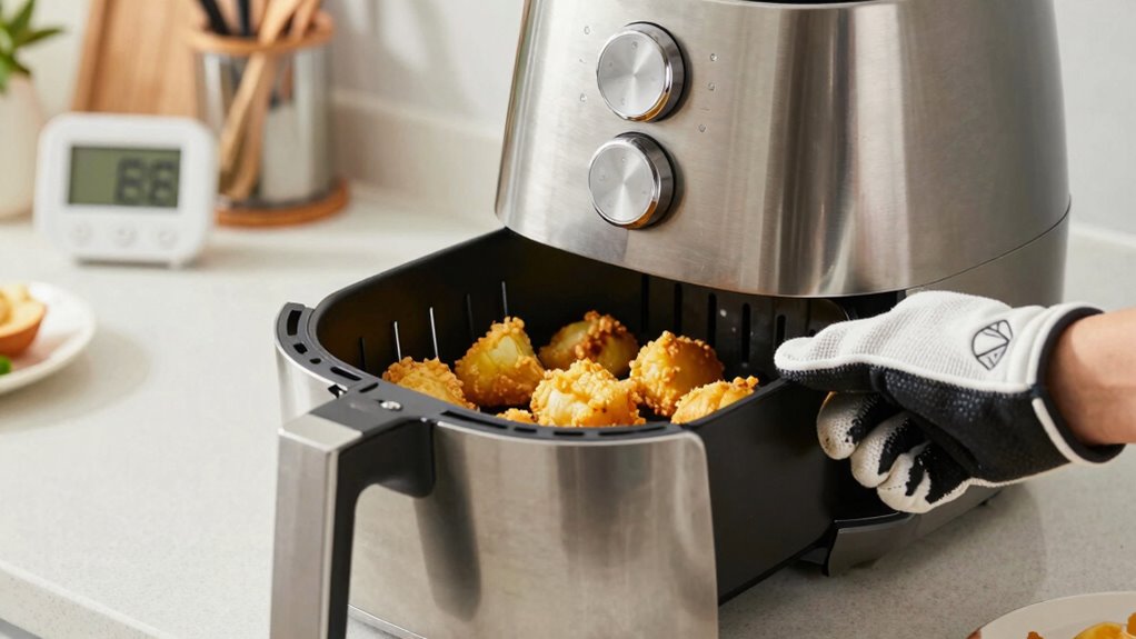 cool air fryer before cleaning