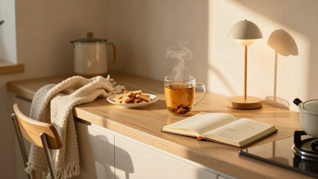 create calming evening routines