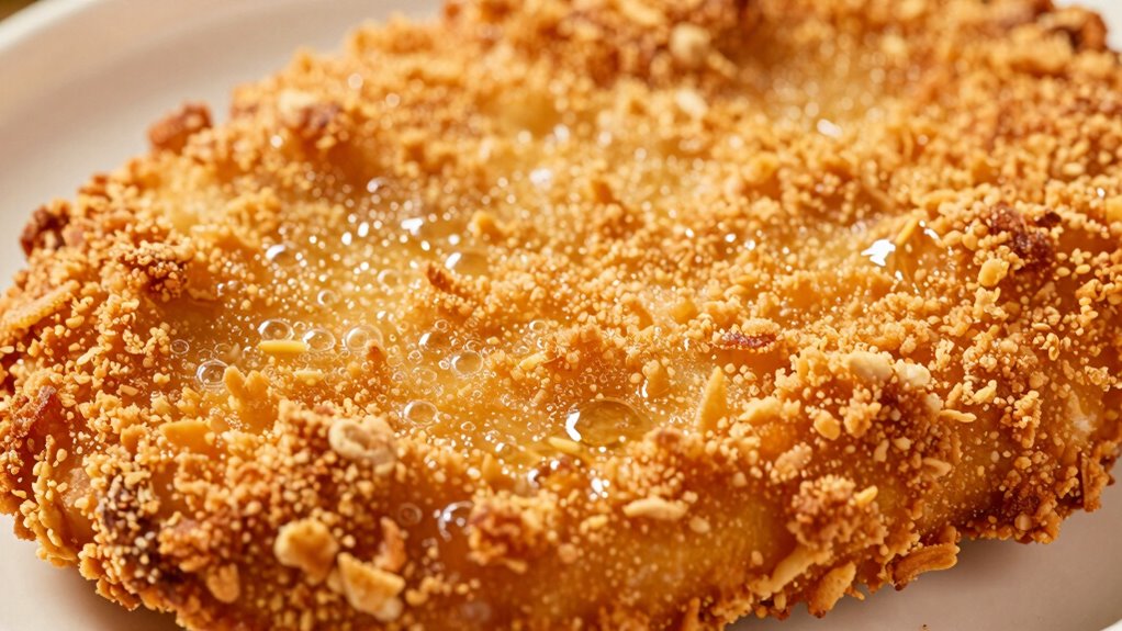 crispy adhesive uniform coating