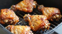 crispy air fried chicken thighs