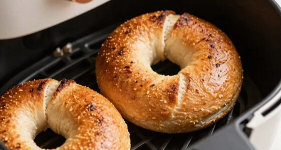 crispy air fryer bagels