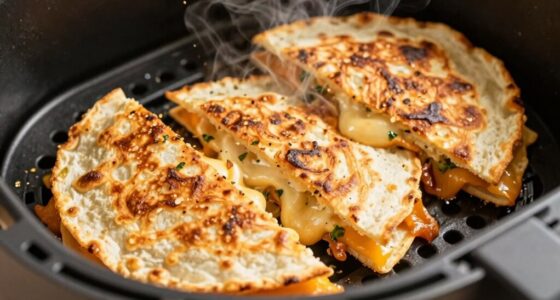 crispy air fryer quesadillas