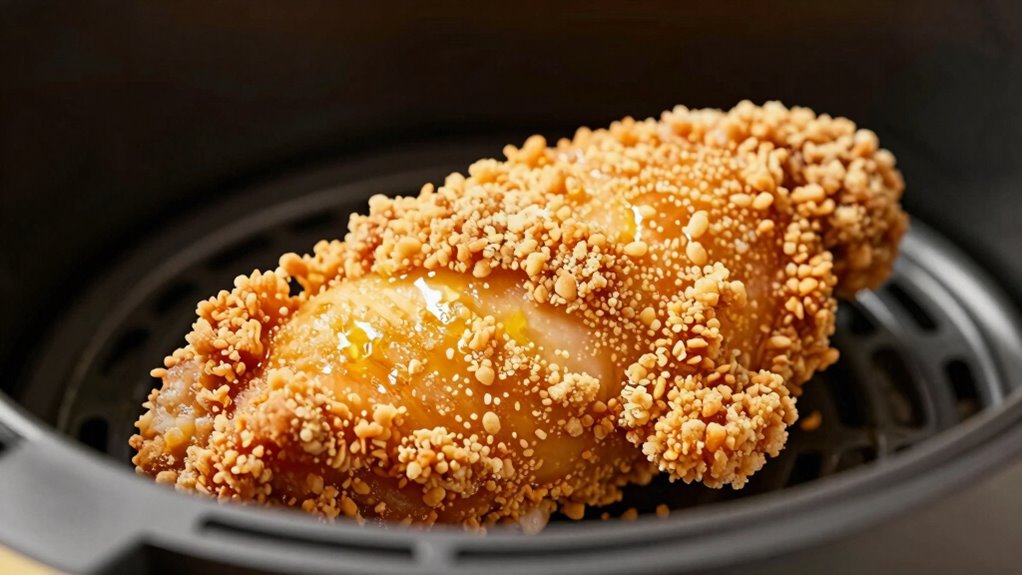 crispy breading and coating