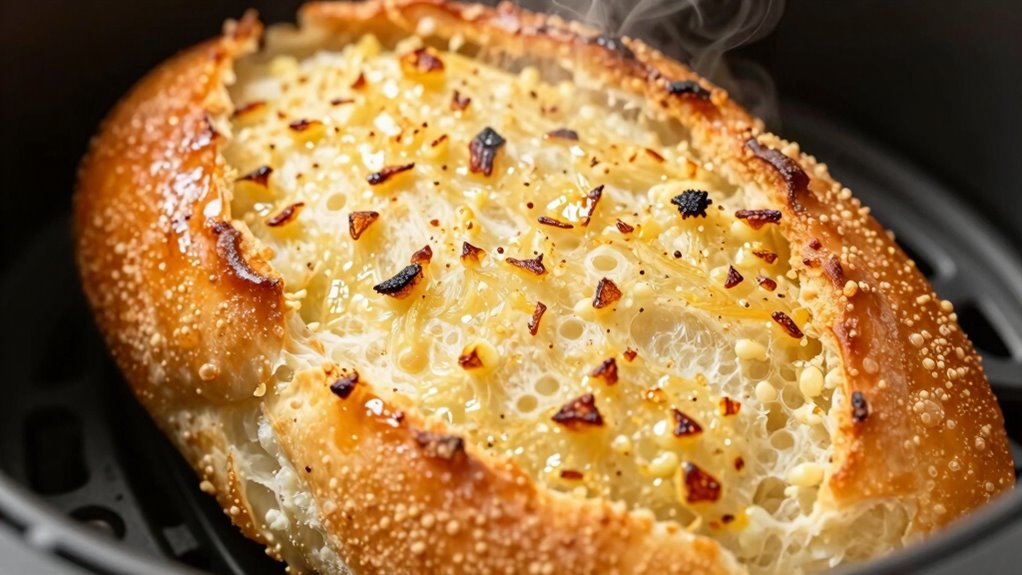 crispy buttery garlic bread