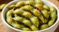 crispy edamame snack