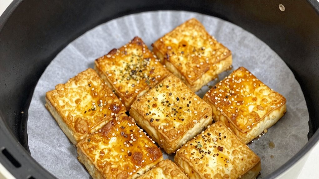crispy flavorful coated tofu