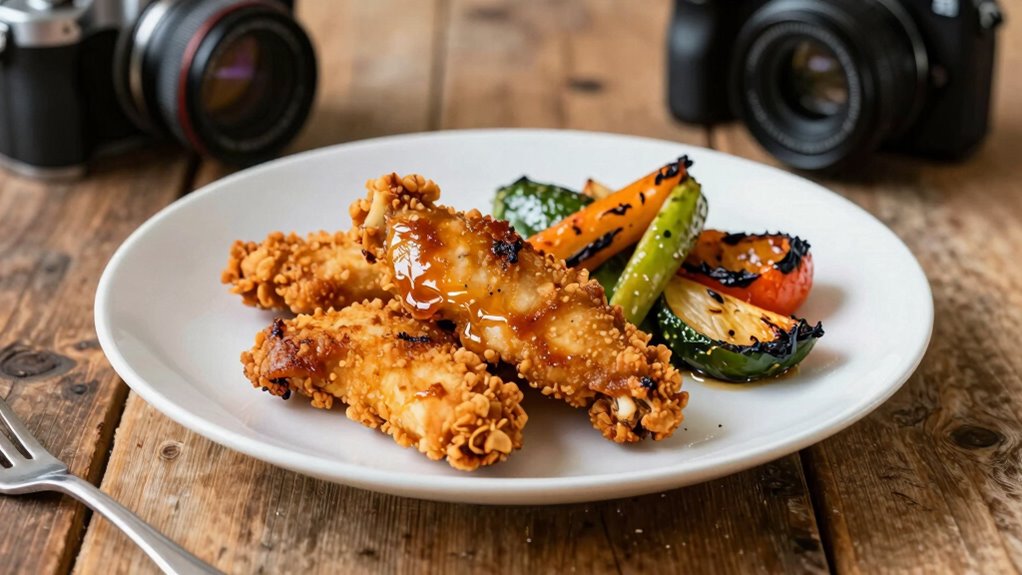 crispy flavorful visually appealing