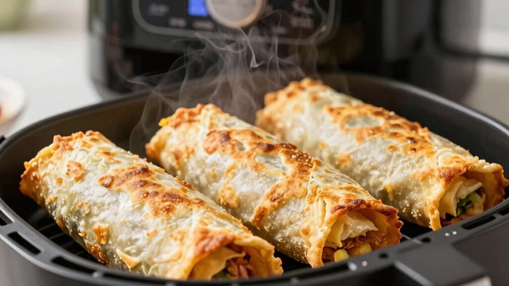 crispy frozen burrito reheating