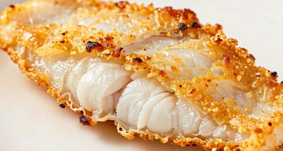 crispy golden air fried cod