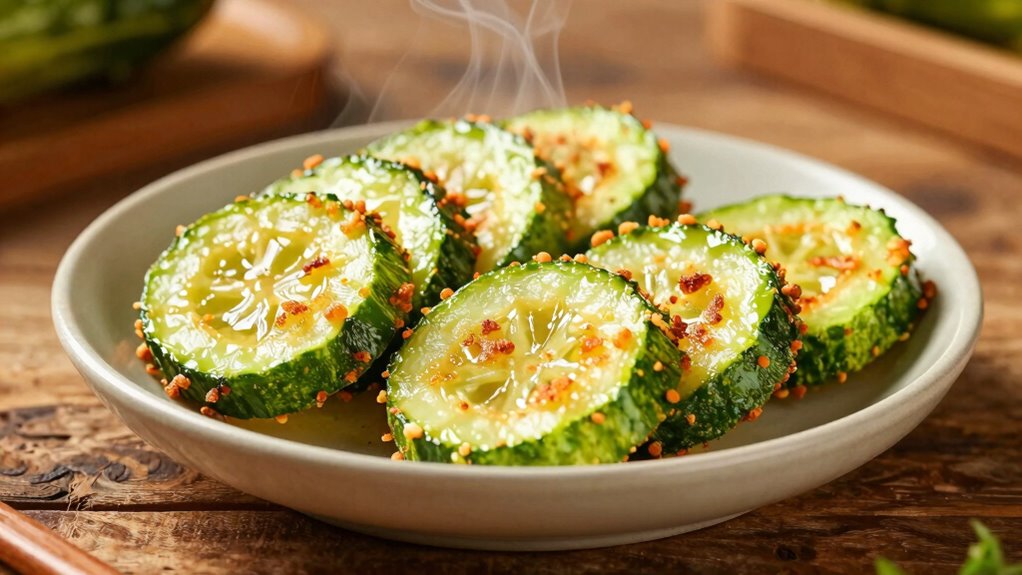 crispy non soggy zucchini