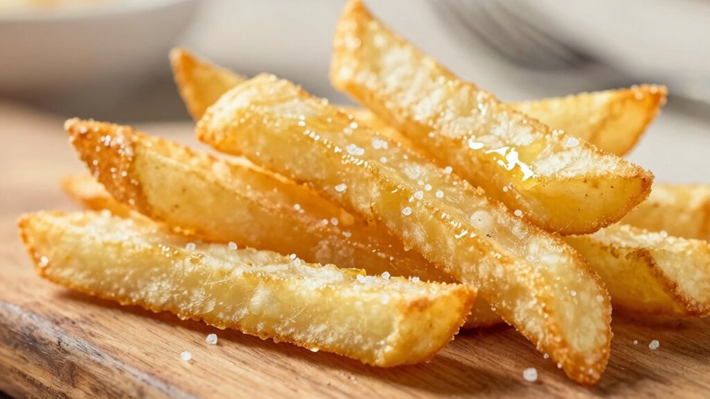 crispy reheated fries