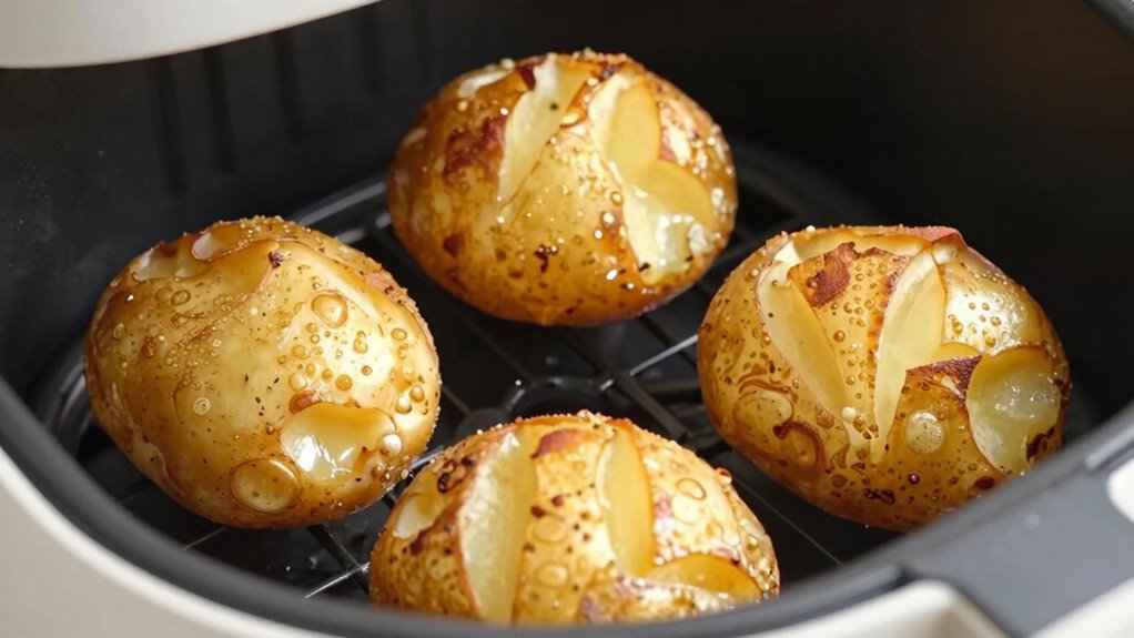 crispy skin even cooking