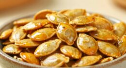 crunchy roasted pumpkin seeds