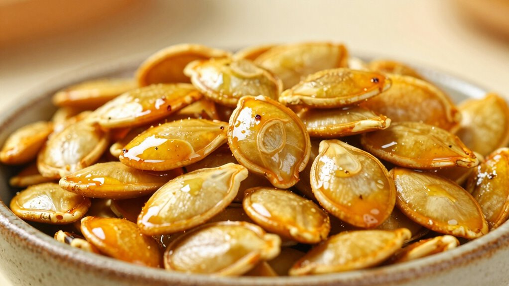 crunchy roasted pumpkin seeds
