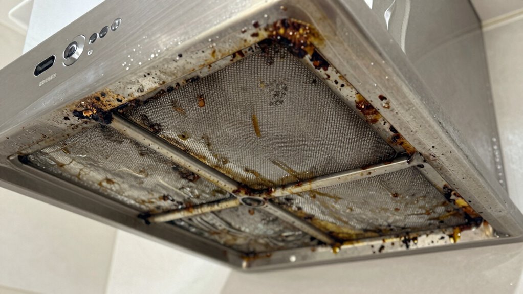 deep clean range hood filter