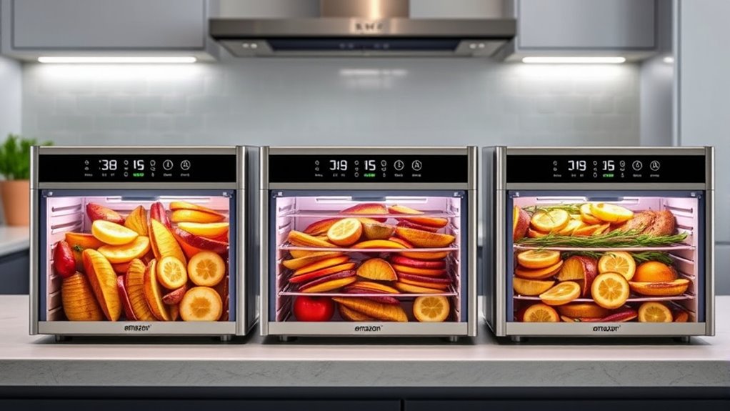 dehydrator features and efficiency