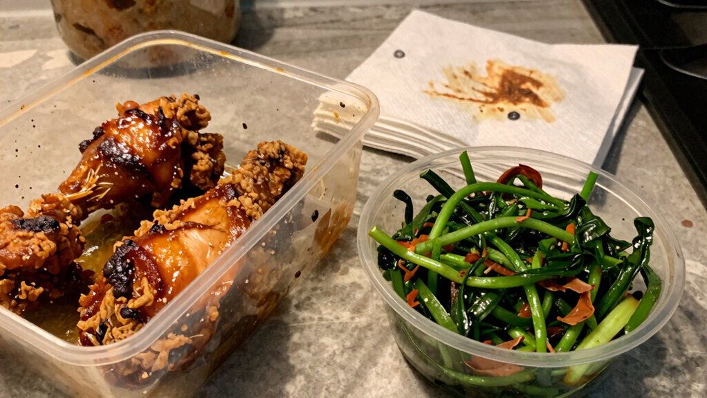 discard spoiled leftovers promptly