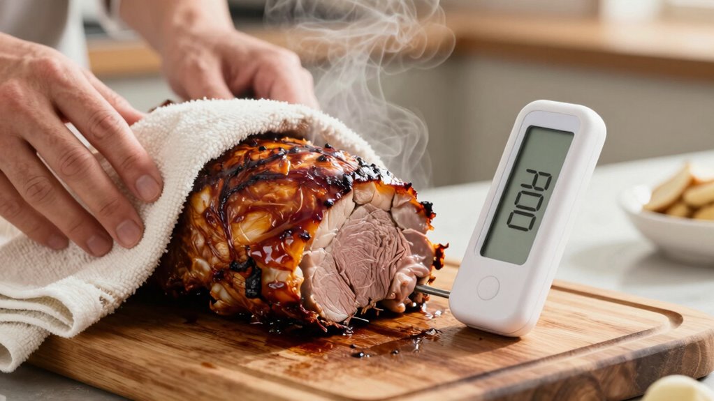 drop temperature finish cooking