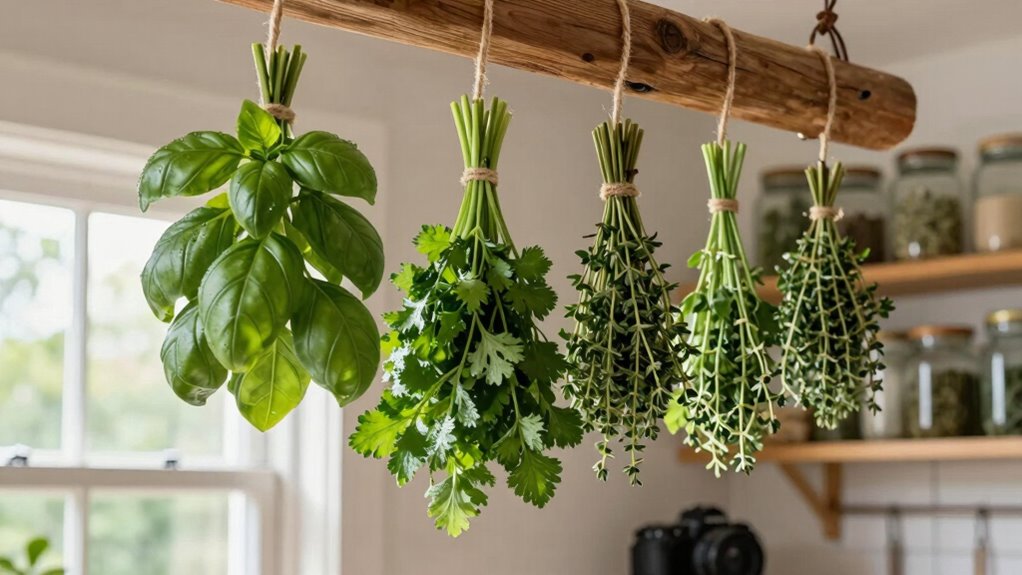 dry store preserve herbs