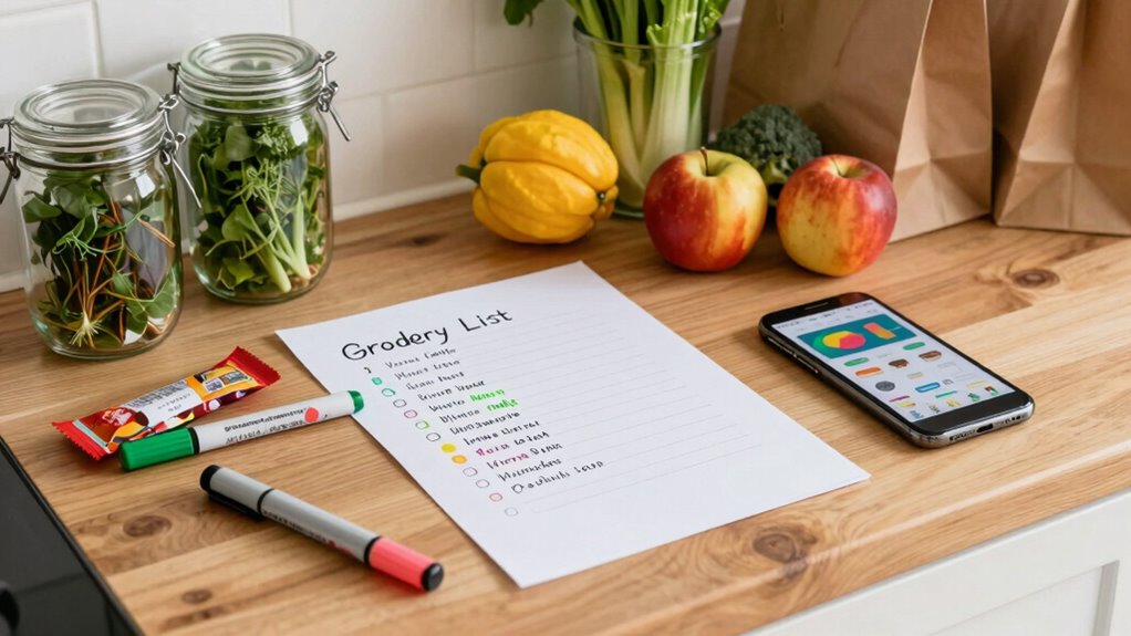 efficient intentional grocery shopping